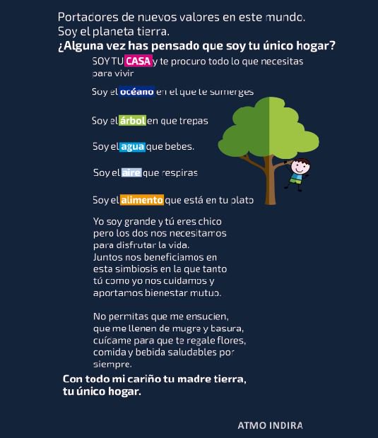 Carta A La Madre Tierra Para Niños - Compartir Carta