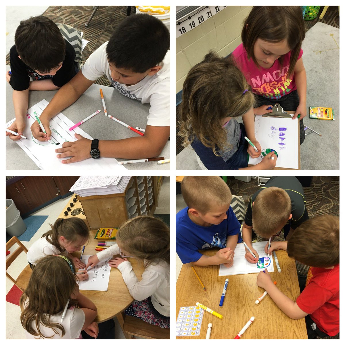 Court_Minnich's tweet photo. Happy Earth Day! We wrote books about how to help the Earth with our @kinderwatkins buddies! @KBElementary https://t.co/4mxIM5EcRk