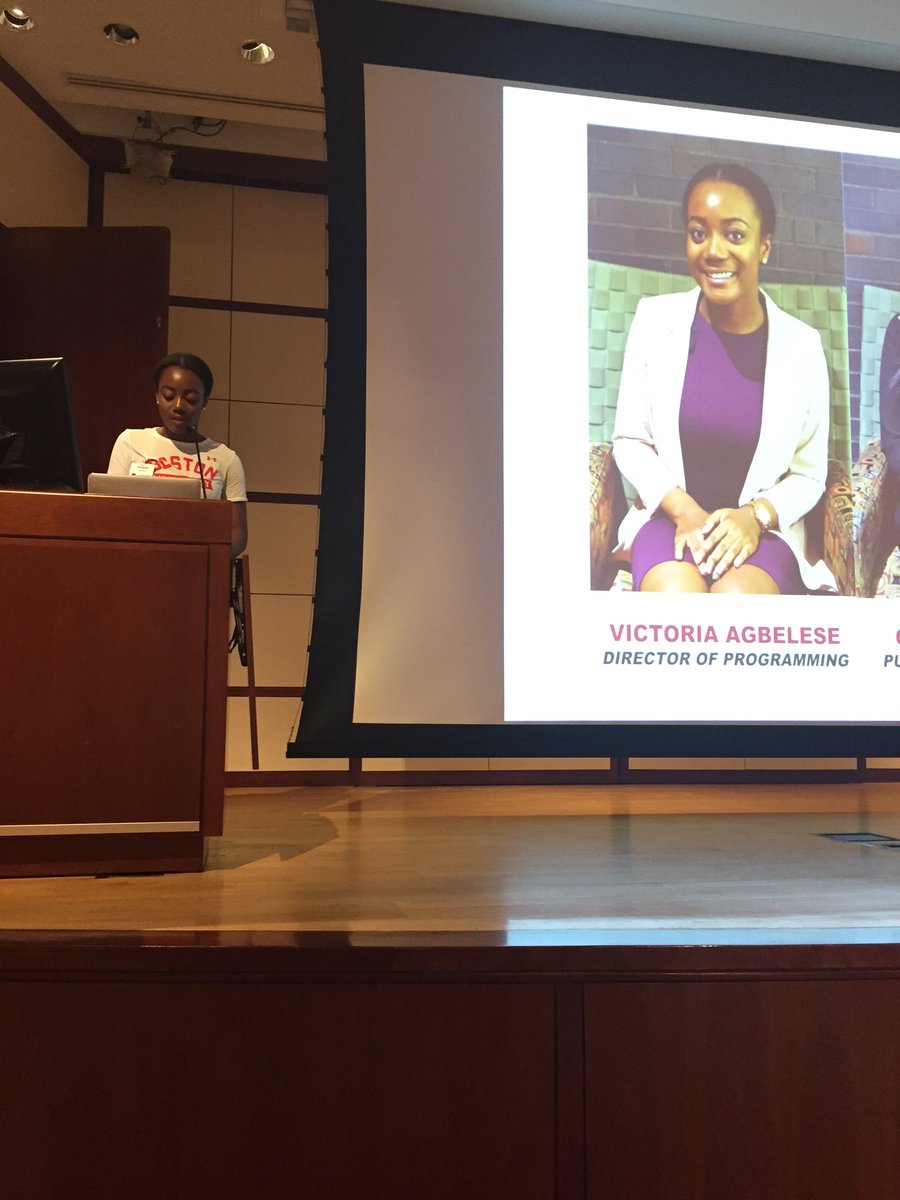 BUnitedConf's tweet photo. Director of programming Victoria starts us off with a speech! #3cheersForVictoria #UniteBoston #BUnited https://t.co/aVzF0YGjGD