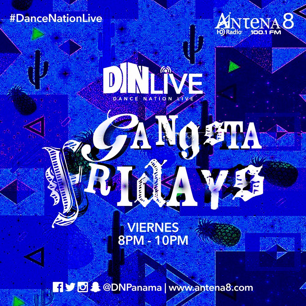 ListenToVane's tweet photo. Hoy nuestro 1er #GangstaFriday en #DanceNationLive tocando @djrialdo y yo desde las 8pm por @antena8panama @dnpanama https://t.co/p2qpOGTldy