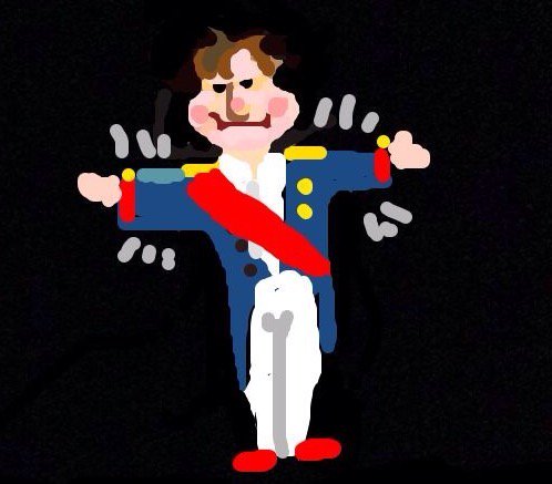 Cakes1todough1's tweet photo. Q: Where does Napoleon keeps his armies?

A: His "sleevies".
#jokes #dropthemic https://t.co/gLSaRV3qBw