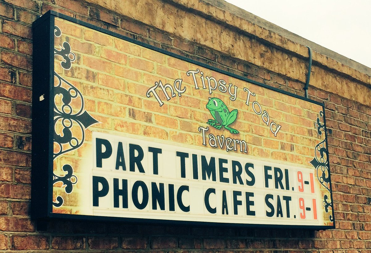 STOCKMANlive's tweet photo. For a good time....come hang with @PartTimersBand at the Toad. https://t.co/YcoBm5CyXO