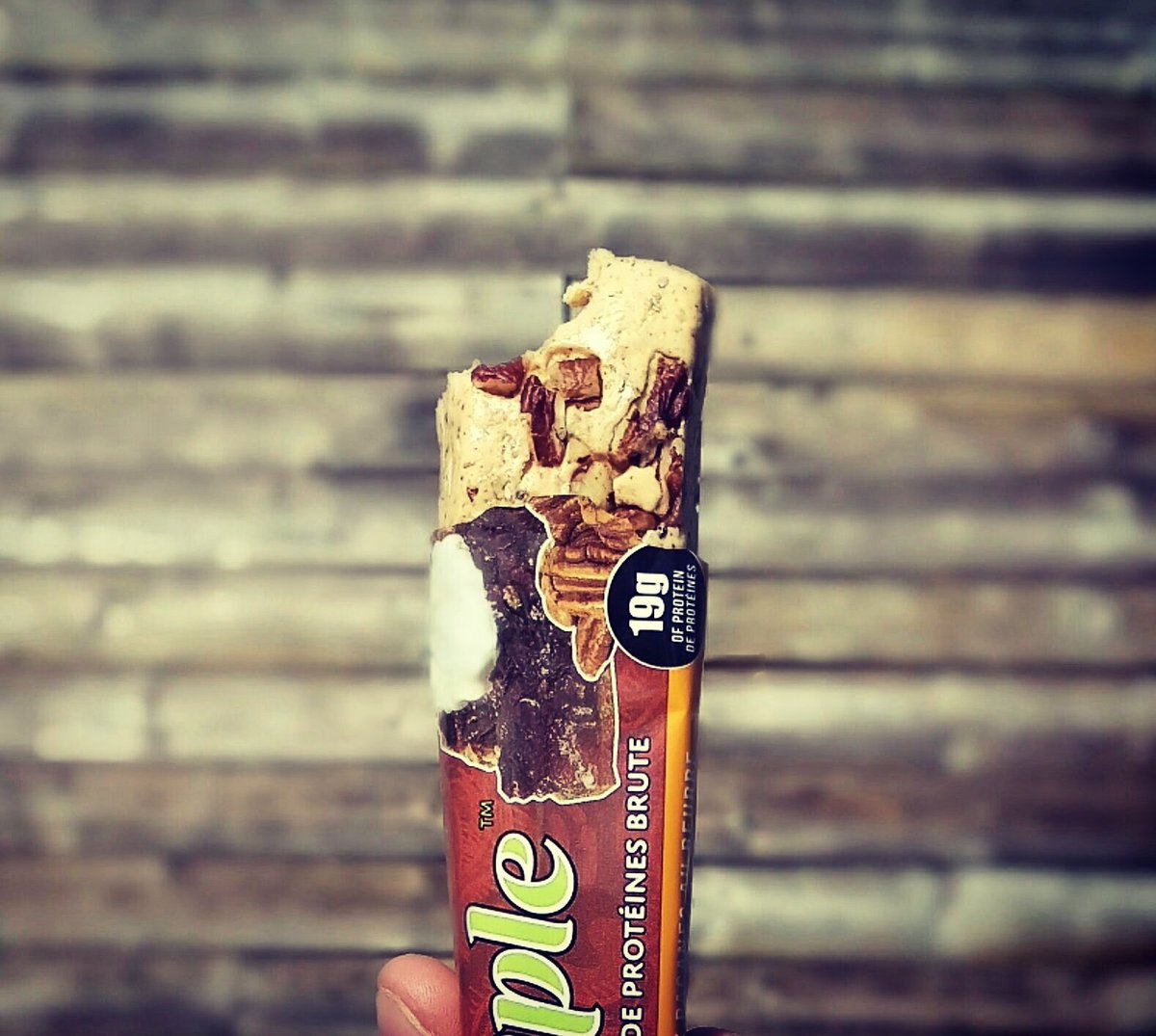 TempleProtein's tweet photo. Just "pecan" under the wrapper to show you how natural we are... look at those nuts #unwrapme https://t.co/kJ5V2G8J7k