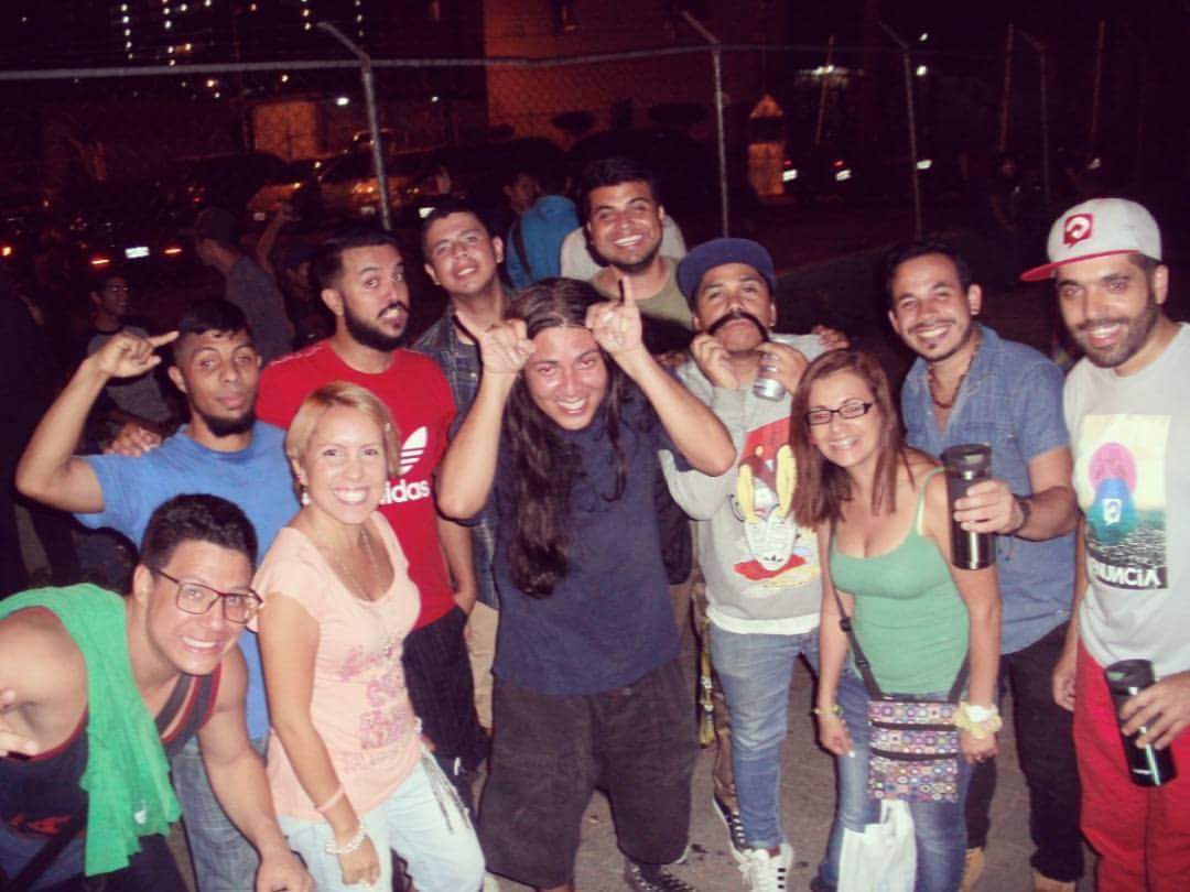 Luego de la presentación en Caricuao!compartiendo con los panas