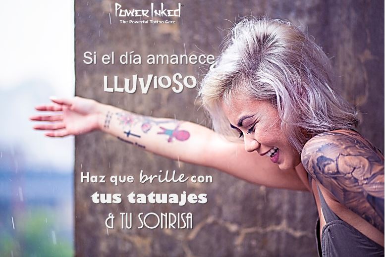 PowerInkedMX's tweet photo. #SoyFelizCuando llueve, es el pretexto ideal para estrenar un nuevo tattoo y ponerlo a brillar solo con #PowerInked https://t.co/obPJ7RwWGk