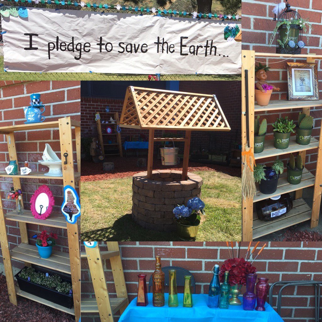 We had a great opening day on #EarthDay for our new Library Literature Garden! #ganeshagoesgreen #proudtobepusd