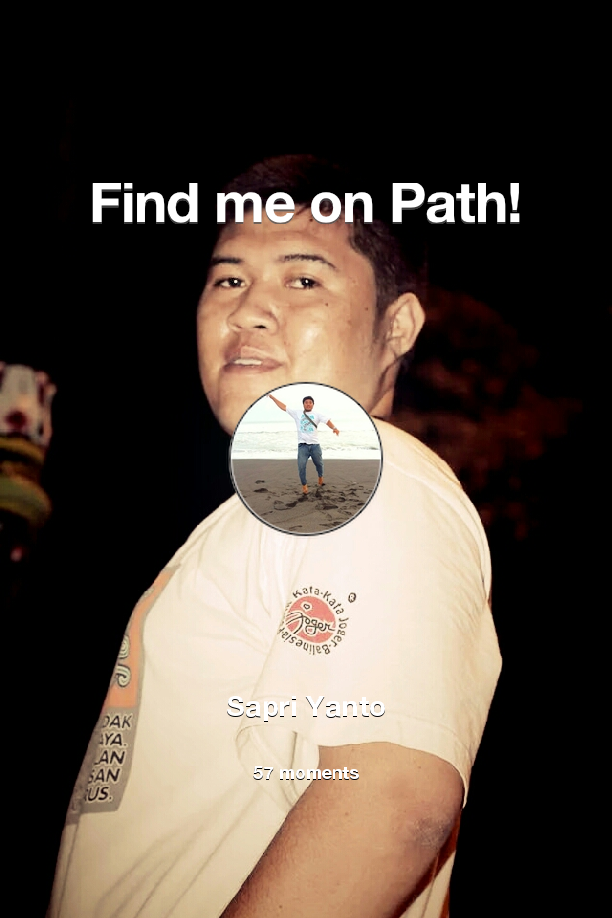 Sapri_Merana's tweet photo. Find me on #Path now! Go to https://t.co/BmaABMldPE https://t.co/zAUBaMFKzH