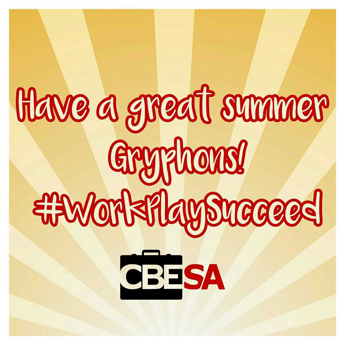 cbesa_guelph's tweet photo. Have a wonderful summer Gryphons!!! And congratulations to all 2016 graduates! #WorkPlaySucceed https://t.co/EqQzcJFZy5