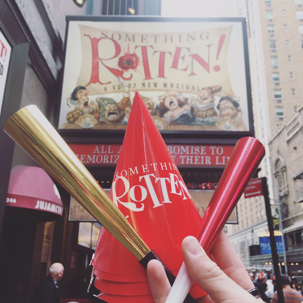 playbill's tweet photo. We're celebrating  @RottenBroadway &amp; Shakespeare's birthdays! RT for a chance to win a party pack 🎉 https://t.co/HOpEAor4DN