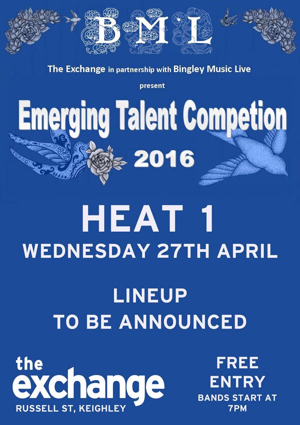 Bingley Life (@bingleylife) on Twitter photo Heat 1 of the #Bingley emerging talent for this years <a href="/BingleyFestival/">Bingley Music Live</a> 16 takes place next Weds. Free entry as well! Heat 1 of the #Bingley emerging talent for this years <a href="/BingleyFestival/">Bingley Music Live</a> 16 takes place next Weds. Free entry as well!