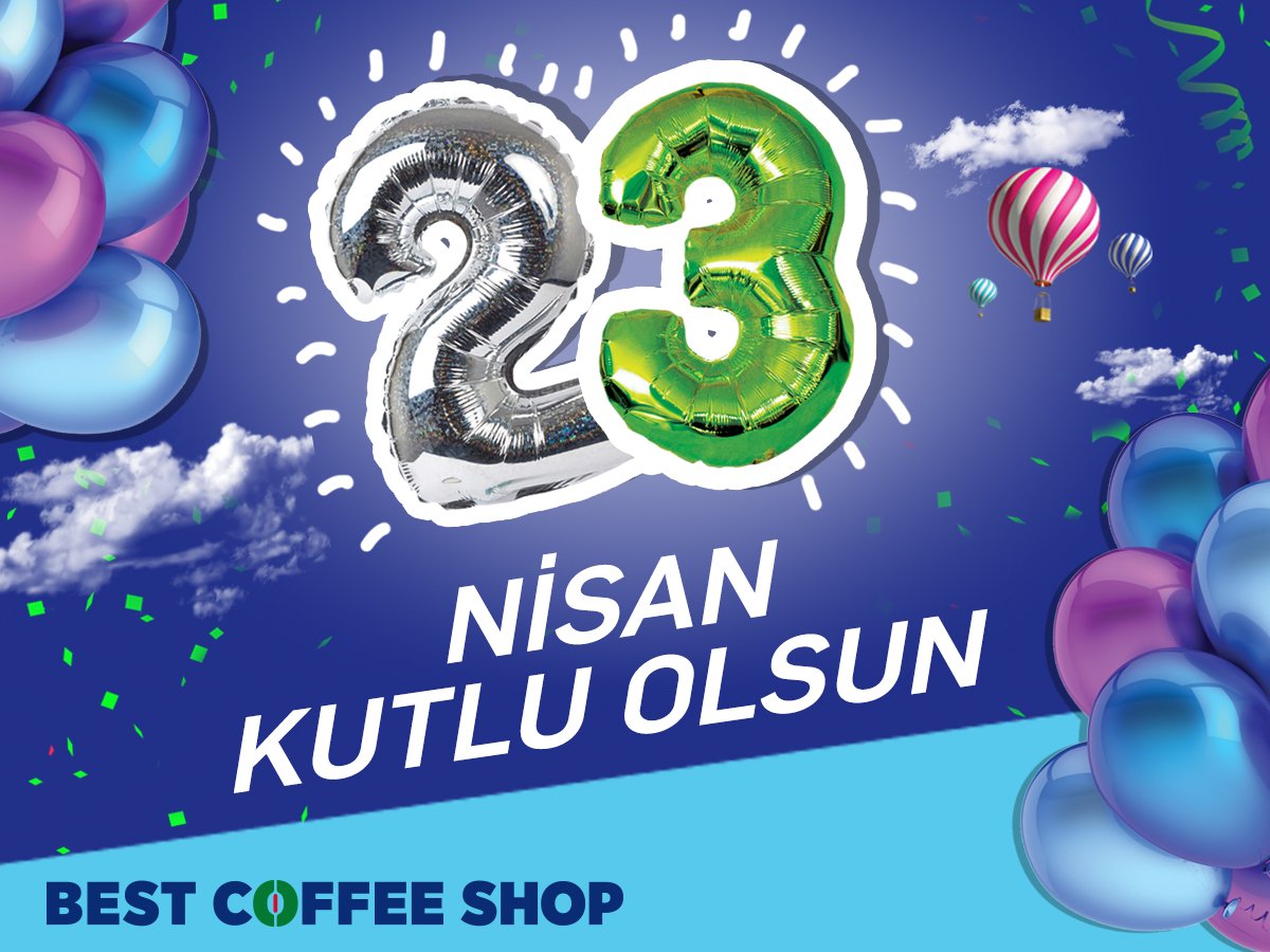BestCoffee_Shop's tweet photo. 23 Nisan Ulusal Egemenlik ve Çocuk Bayramımız kutlu olsun! https://t.co/c2XLNGsqZl