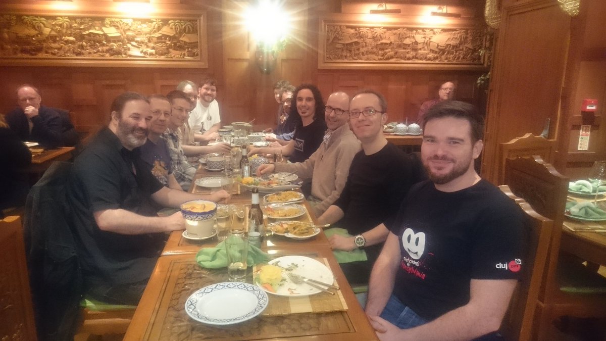 ureesoriano's tweet image. Finishing day 2 of #perlqah2016 with the &quot;Thai food squad&quot;