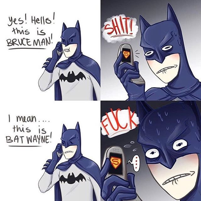 superheroestalk's tweet photo. Haha, F#uck #batman #brucewayne #batwayne #bruceman #dc https://t.co/5dykCTKwVx