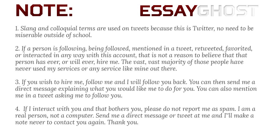Essay_Ghost's tweet photo. Please read this. If you have any additional questions, please don't hesitate to message me! https://t.co/tOTm66D68f