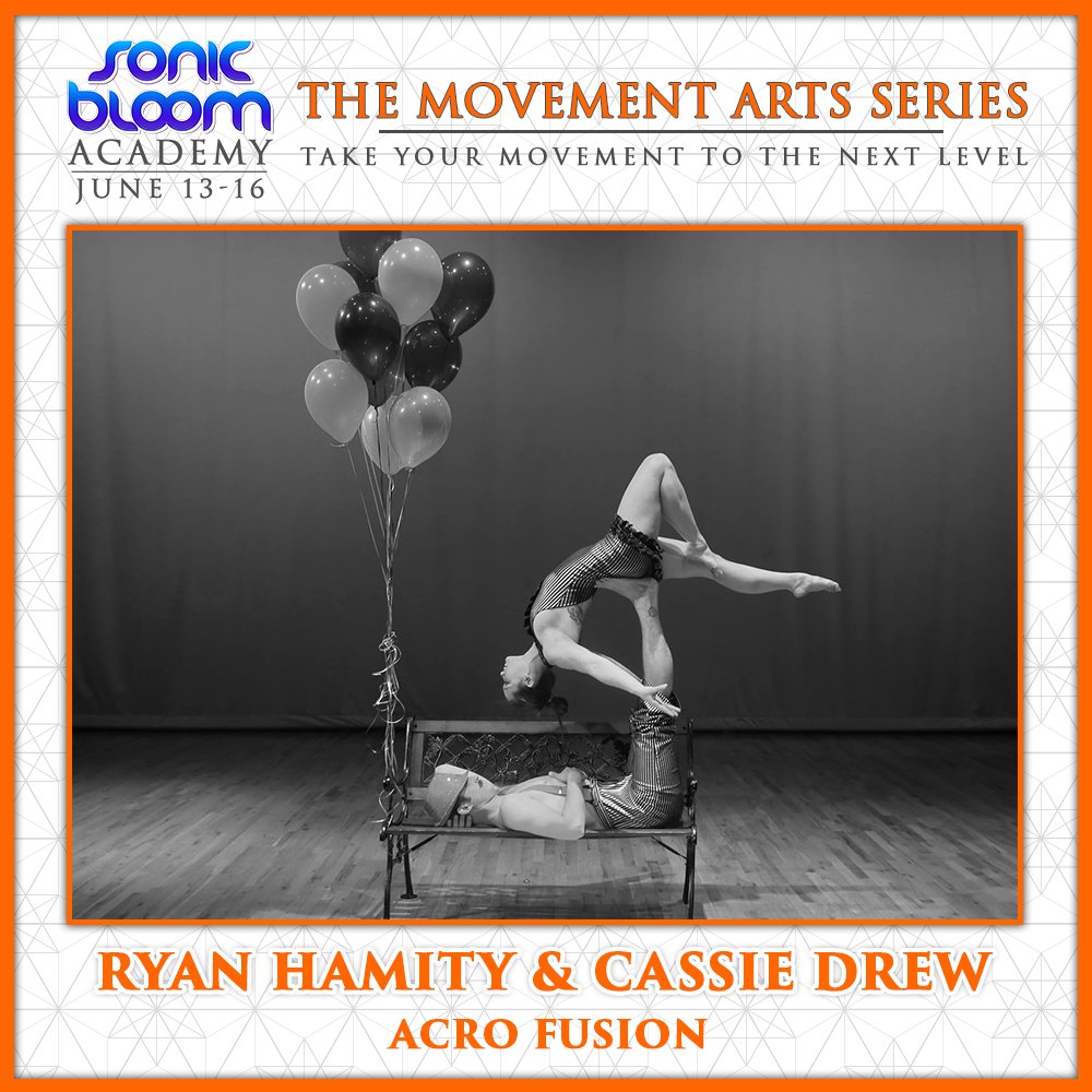 SONIC_BLOOM's tweet photo. #SONICBLOOM Academy - #MovementArts Series faculty #RyanHamity &amp; CassieDrew- #AcroFusion 
https://t.co/rqC21hXauF https://t.co/vUZTUuwCJF