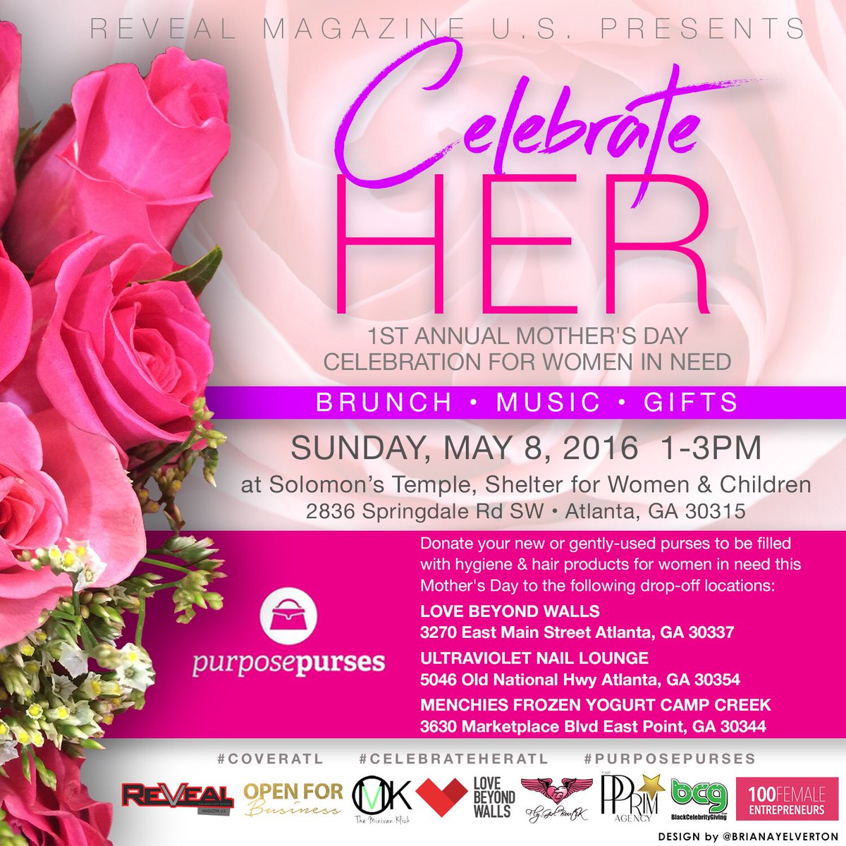 RevealMagUS's tweet photo. Join us this Mother's Day!!! Donated purses and hygiene products are being collected for women in need! https://t.co/xv0qMF6OgF