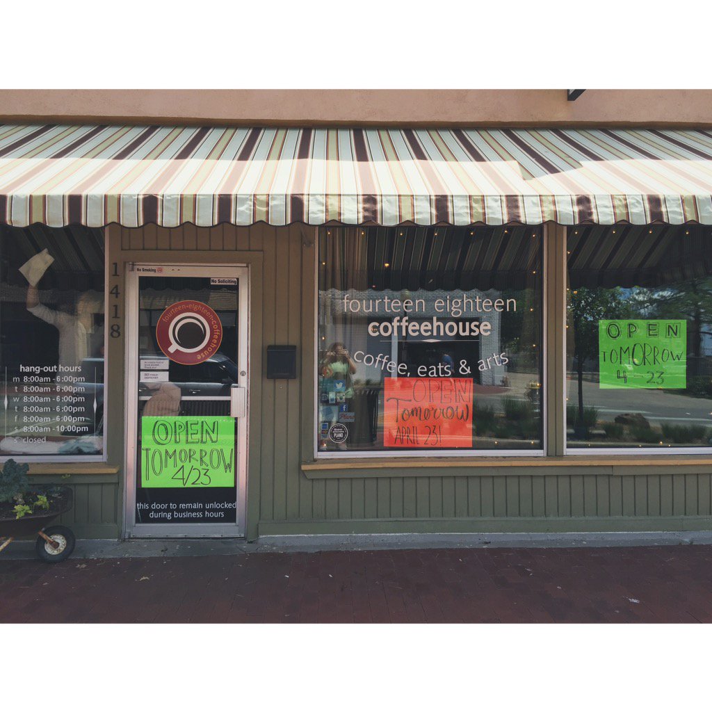 After a week of dealing with hail damage and roof leaks, we will be opening tomorrow!!! YAHOO!!!