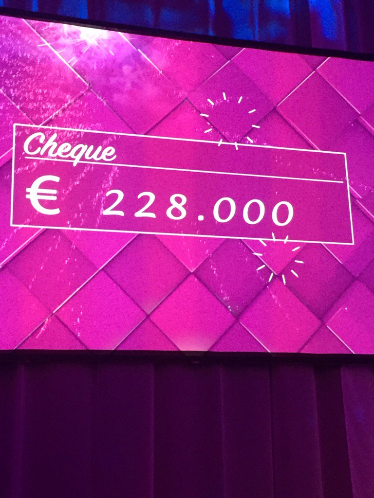 JohnHWoof's tweet photo. Een geweldig avond met een  fantastische opbringdt van euro228,000,- https://t.co/4q0FlJjwQJ