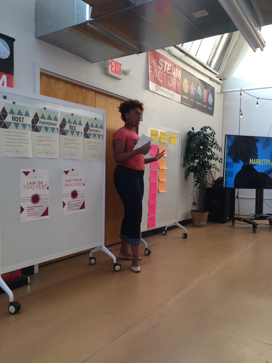 BarnettCenter's tweet photo. Melissa Crum explaining our process for Create-A-Thon #Columbuscreateathon https://t.co/NdfNMETLRU