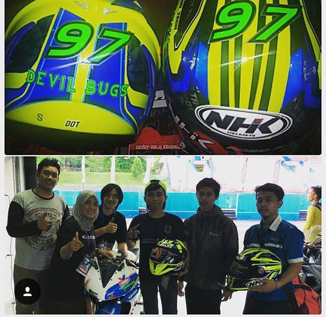 all d best for Yamaha Sunday Race 23-24 april 2016 @sandieka97 thx to <a href="/NHKHelmet/">NHK Helmet</a>