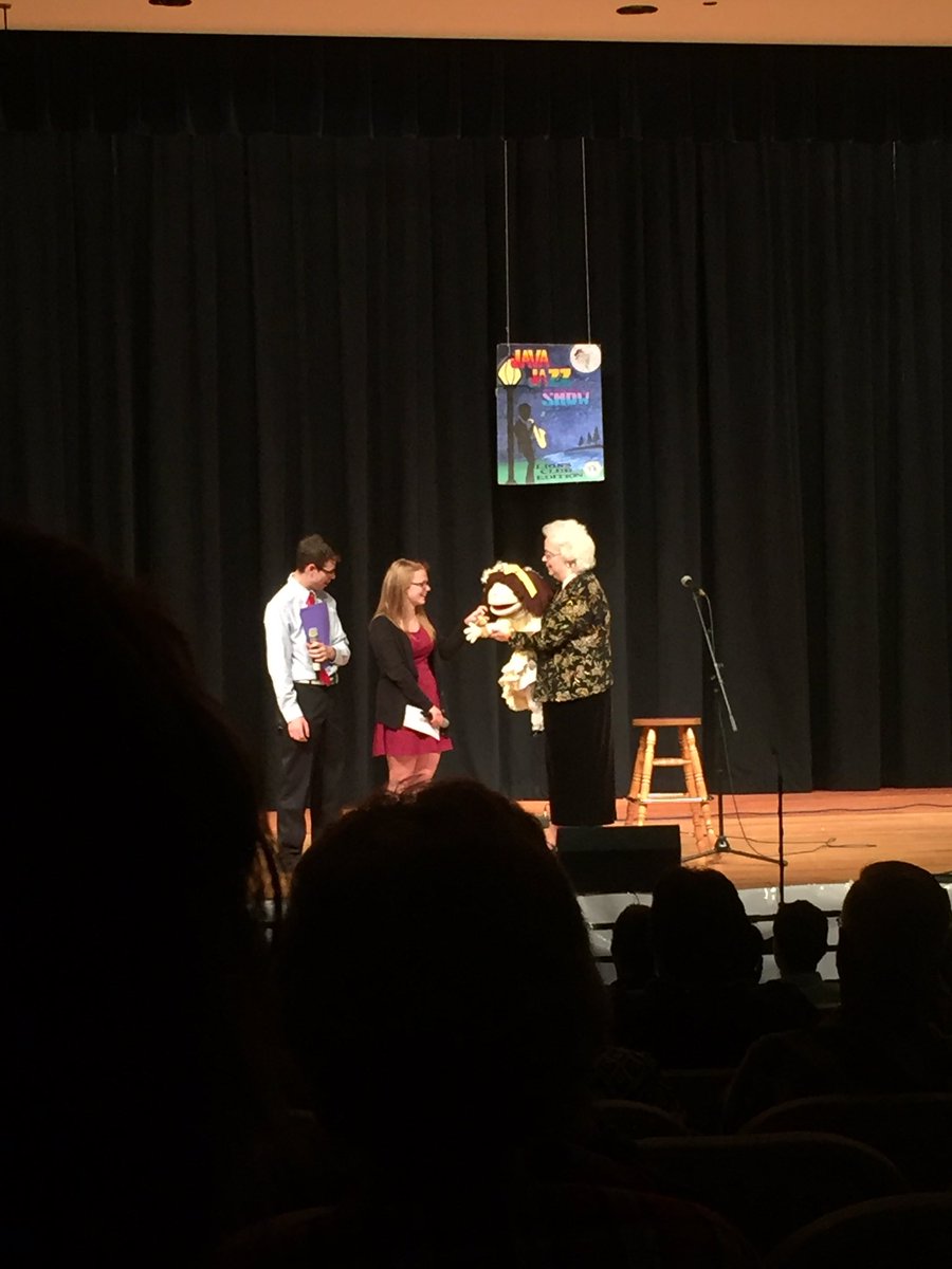 JavaJazz2016's tweet photo. Susie Q having a great time with our emcees KC &amp; Trevor! https://t.co/9ZsWbiNMzE