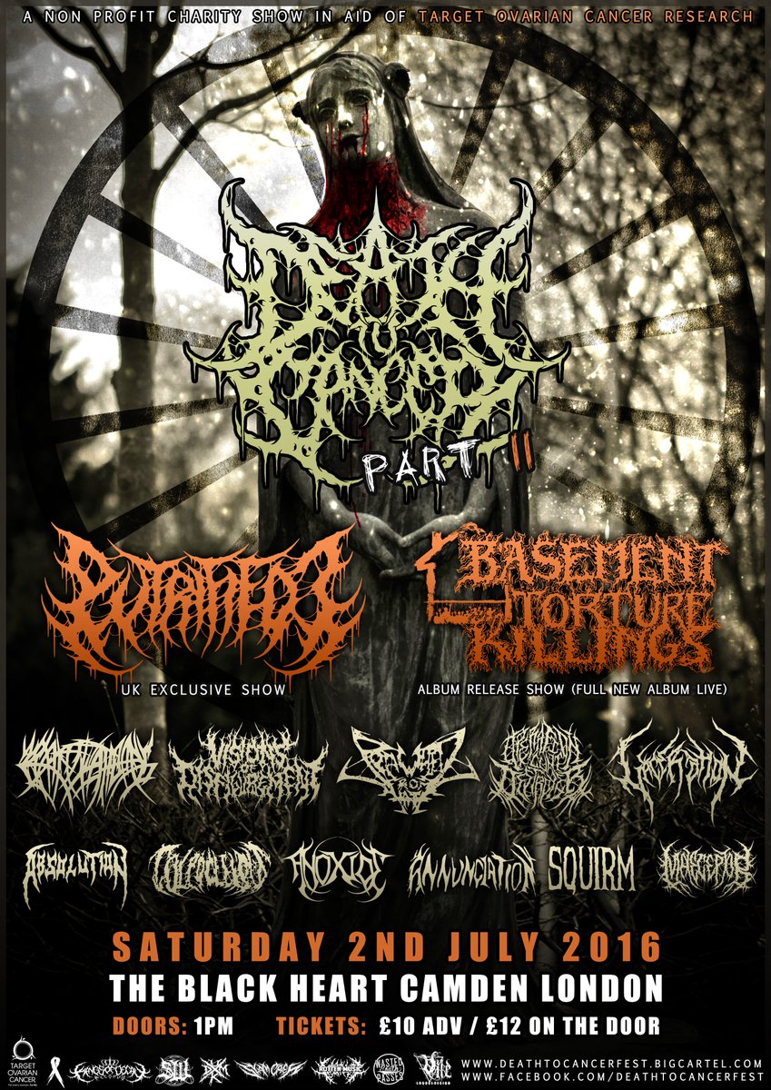 MALECEPTOR's tweet photo. We're playing at Death To Cancer Fest 2016 in London- hope to see you all there! https://t.co/OiF1pBJieK