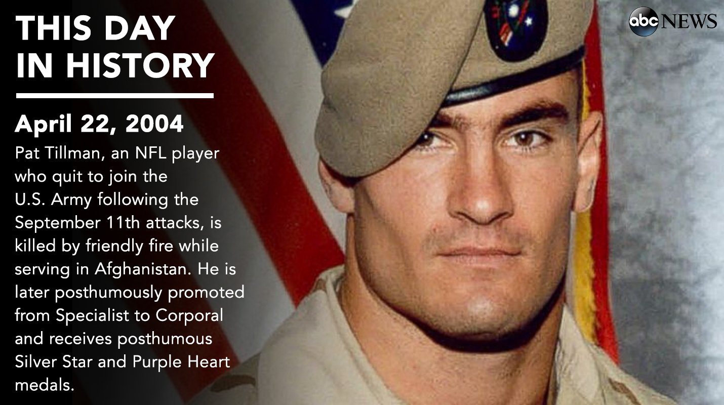 NFL icon Pat Tillman joined army after 9/11 and was killed in