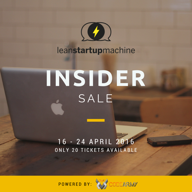 e27co's tweet photo. Get #LeanKL tickets NOW & enjoy 30% off: https://t.co/pPHY9XXgMY #LeanStartupMachine May 13-15 powered by @Code_Army https://t.co/7kVepEFoNZ