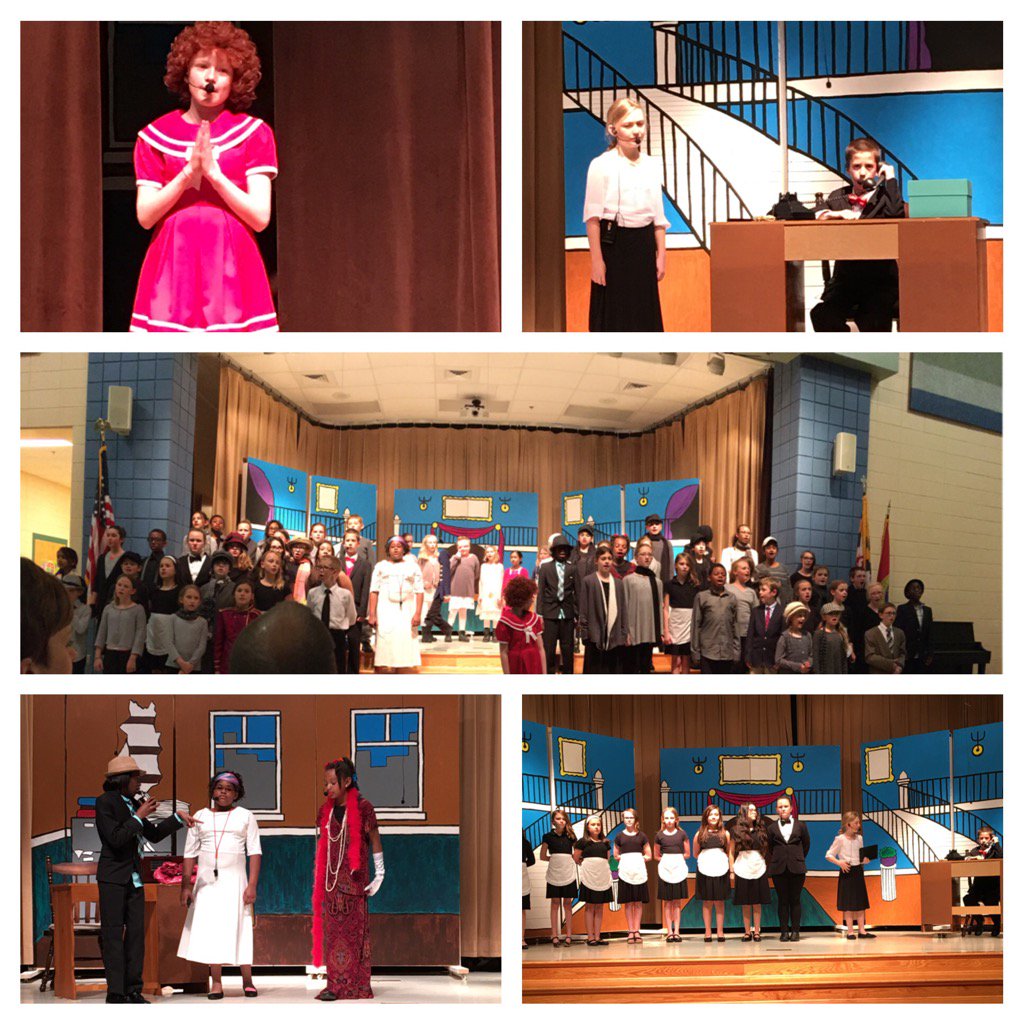 Wonderful performance of Annie. Thank you Ms. Stellway, cast, crew and parent supporters.