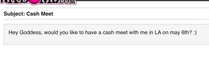 Yeah, sure. fly 3k miles to take what? $300 .. Lol. Nahhhh.     👌🏼🙄🖕🏻 https://t.co/uomkfIBCag<a href="/tag/clueless"class="tags"><span>#clueless</span></a>