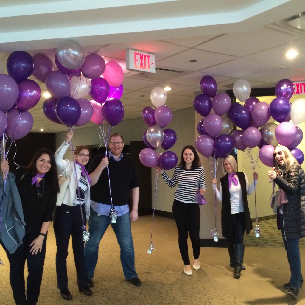 Townhall, champagne and purple balloons! A perfect Friday at GT. #grantthorntonpurple #NAT @GrantThorntonCA