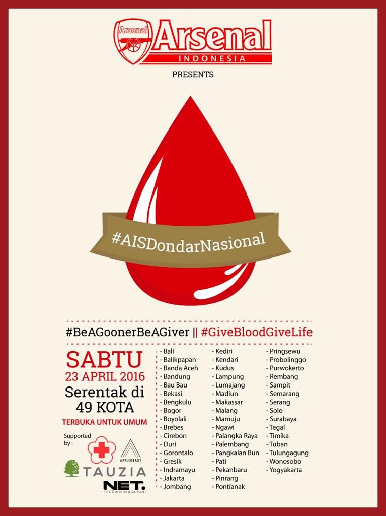 Buat yg disemarang dan sekitarnya merapat ke <a href="/AIS_SMG/">AIS_Semarang</a> di PMI kota Semarang 🙌🙌
#AISDonDarNasional