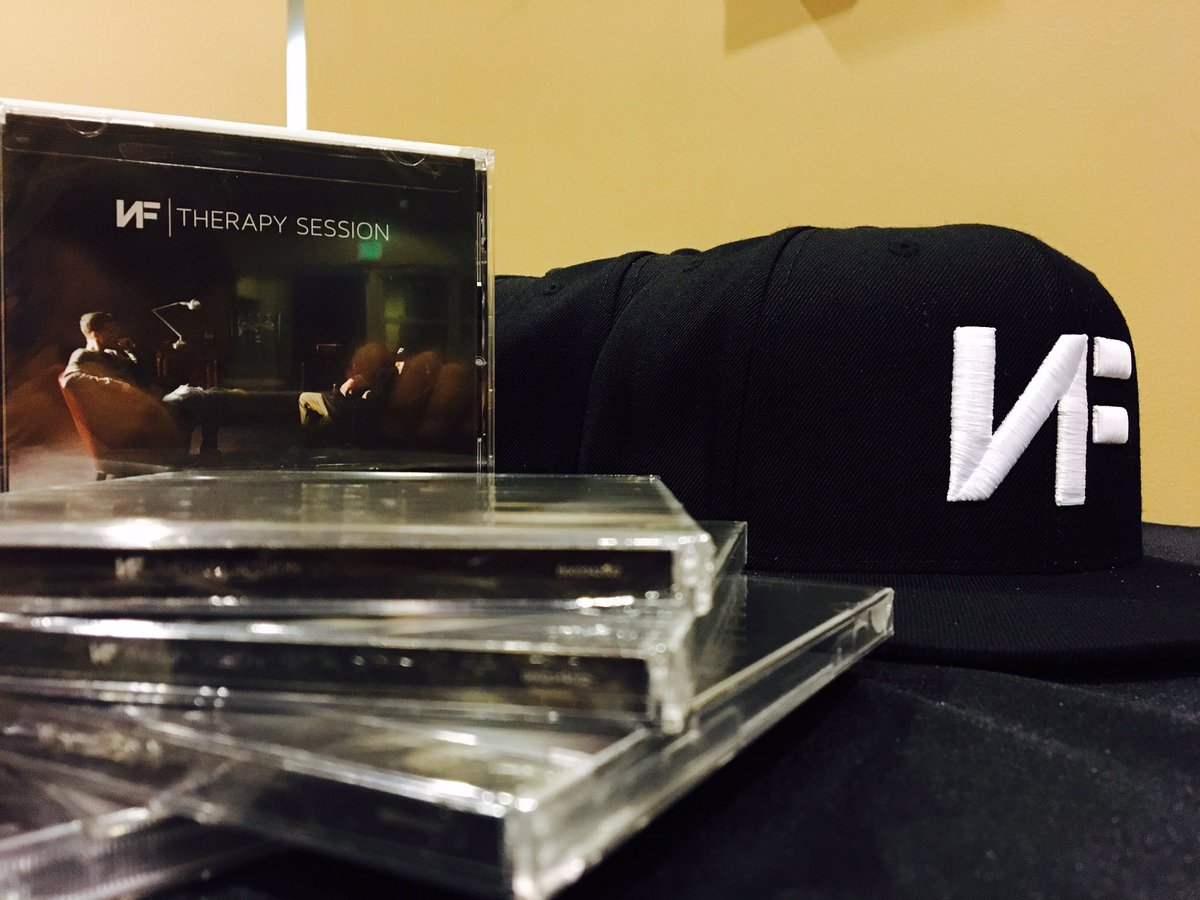 inf_ili's tweet photo. #MadeForMoreIV peeps don't forget to stop by @nfrealmusic's merch table & pick up his new album #therapysession! https://t.co/VAkQkPG28E
