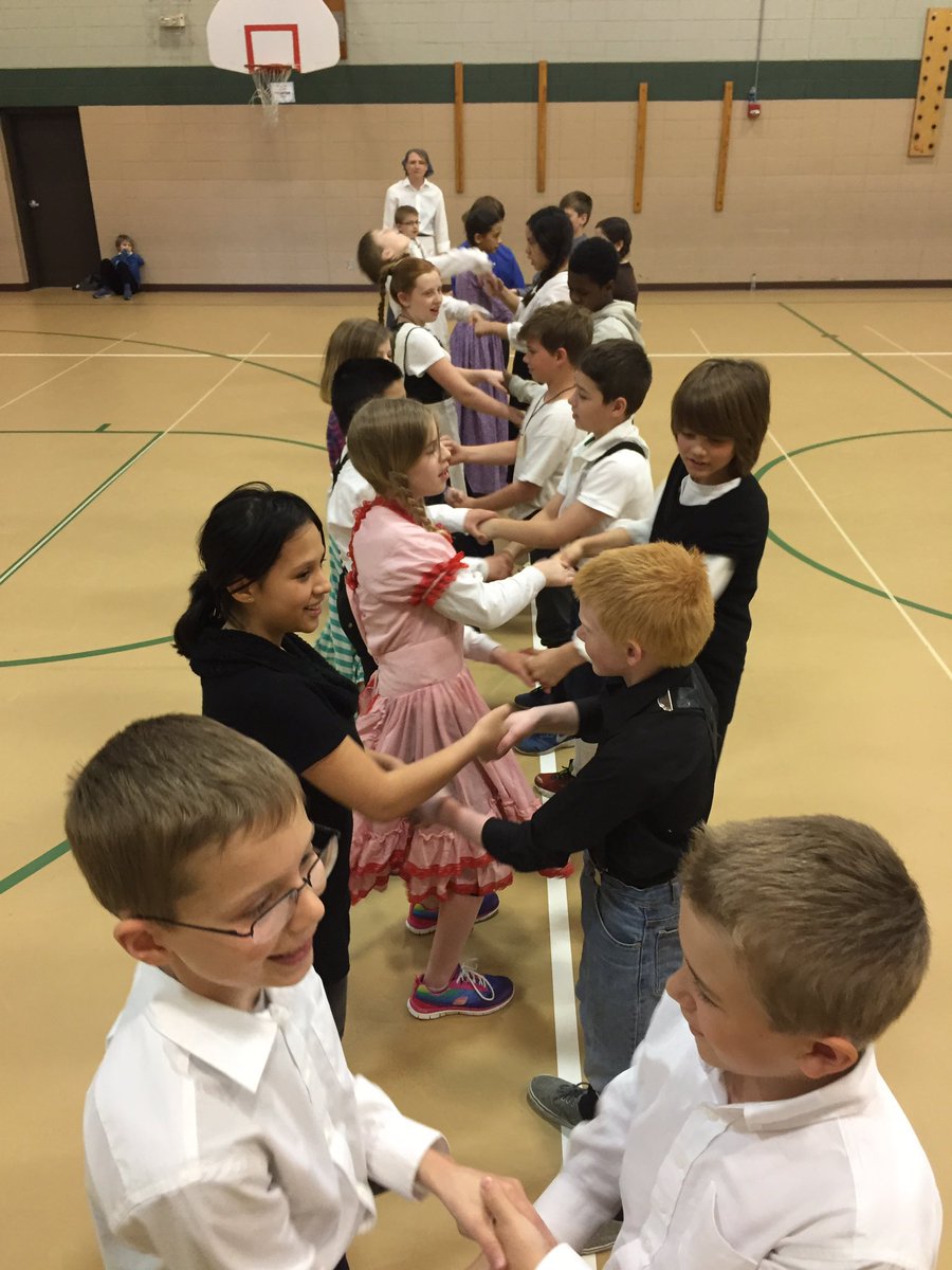 mr_ryanpeterson's tweet photo. Colonial Day dancing... They had a lot more fun with this than they thought they would! https://t.co/mTQL2Y1rWX