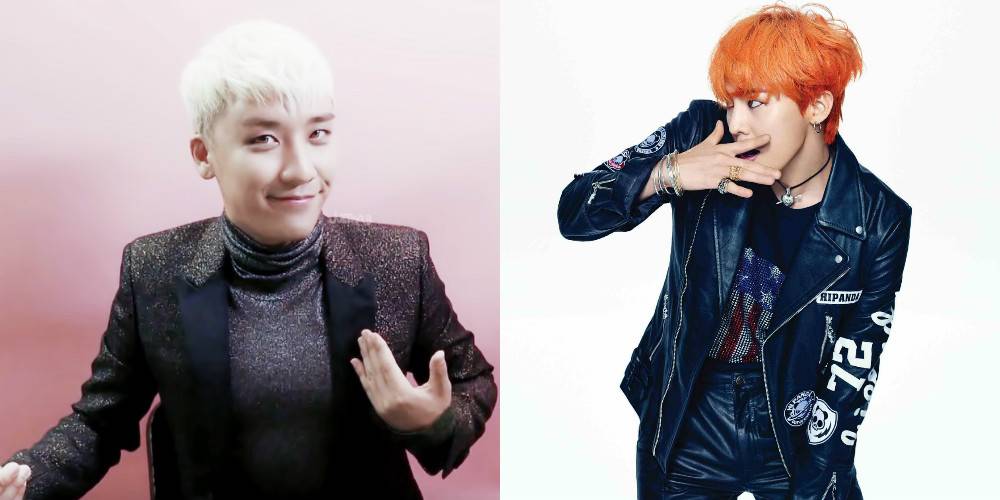 Seungri G Dragon Bang Seungri Reveals Dye Hair Dragon Allkpop