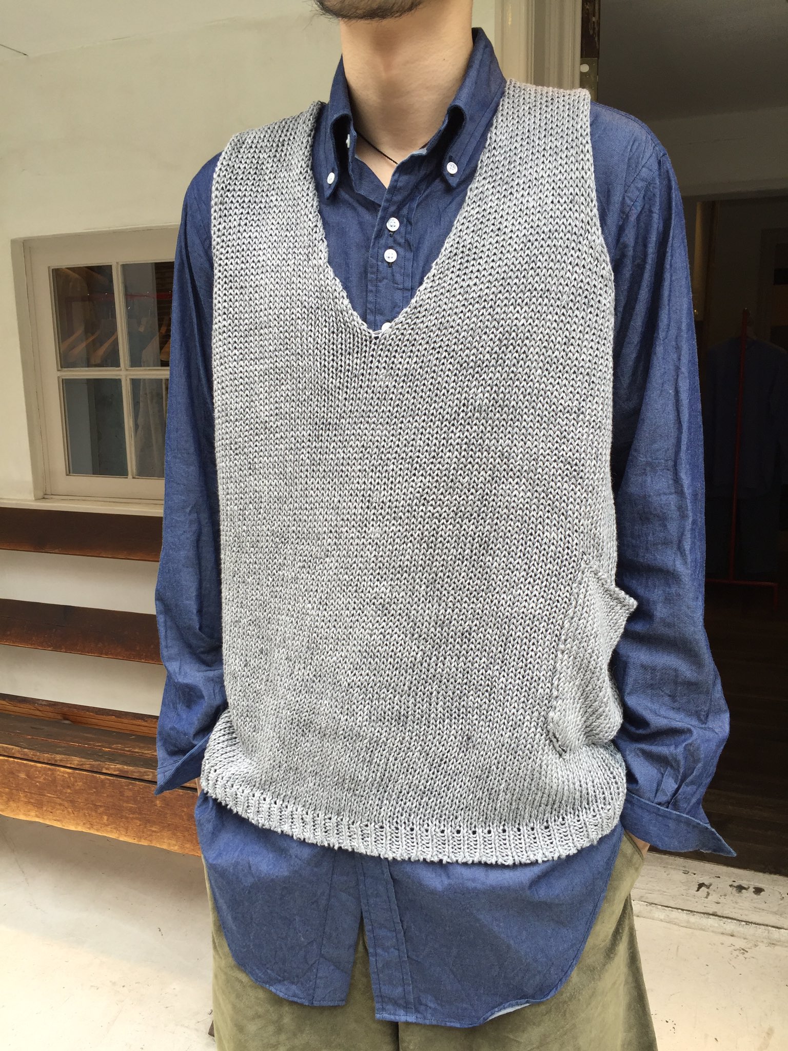 新品】SUNSEA サンシー リネンベスト | myglobaltax.com