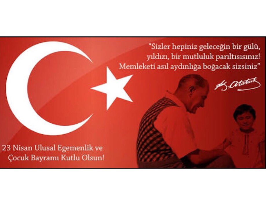 23 Nisan Ulusal Egemenlik ve Çocuk Bayramı Mustafa Kemal Atatürkün Dünya çocuklarına armağanıdır Kutluolsun 🇹🇷🇹🇷🇹🇷