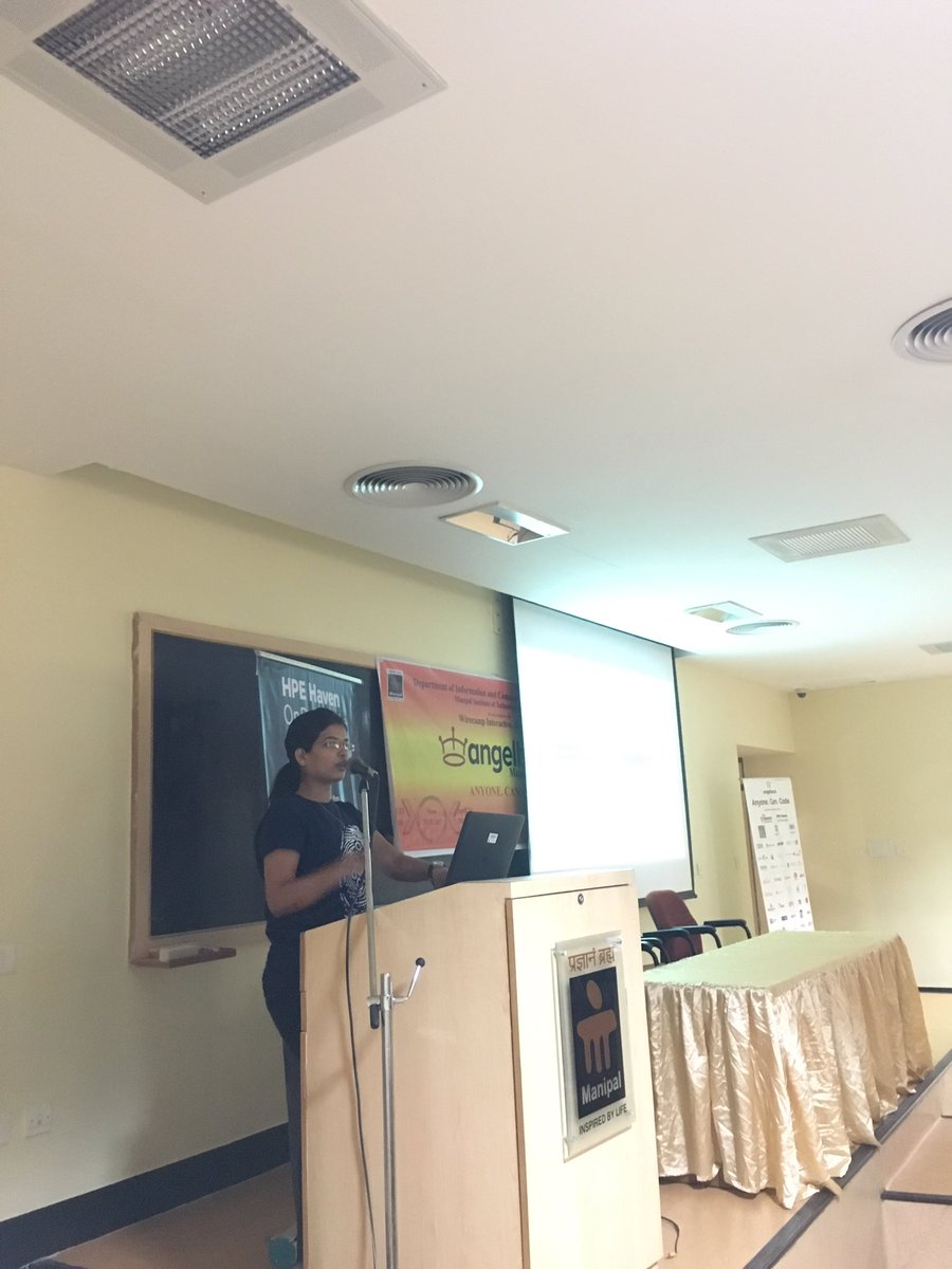 narayananratish's tweet image. Our first sponsor breakout session by #HPE #AH9 #hackathon