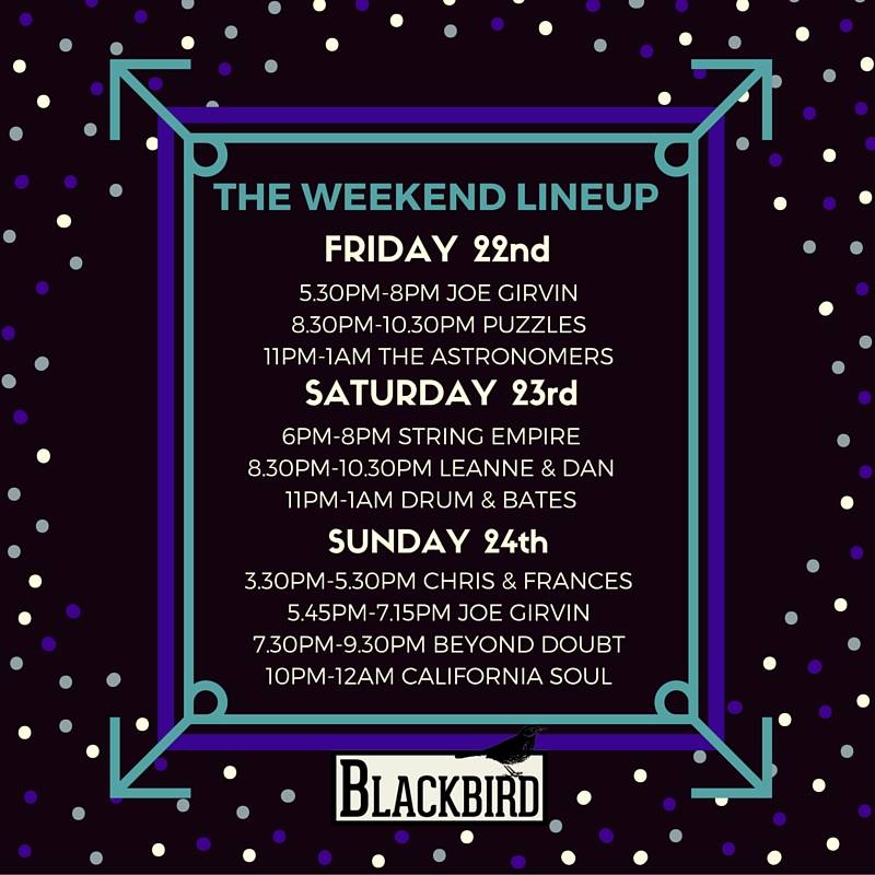 DerryLiveList's tweet image. An action packed line-up of live music @blackbird_derry this weekend, with @StringEmpire kicking things off at 6pm