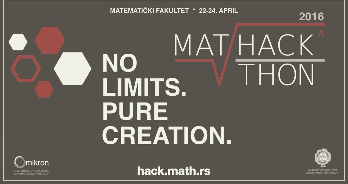 DevanaTech's tweet image. Mi smo spremni za @MatHackathon, a nadamo se da su i timovi. Vidimo se uskoro :)