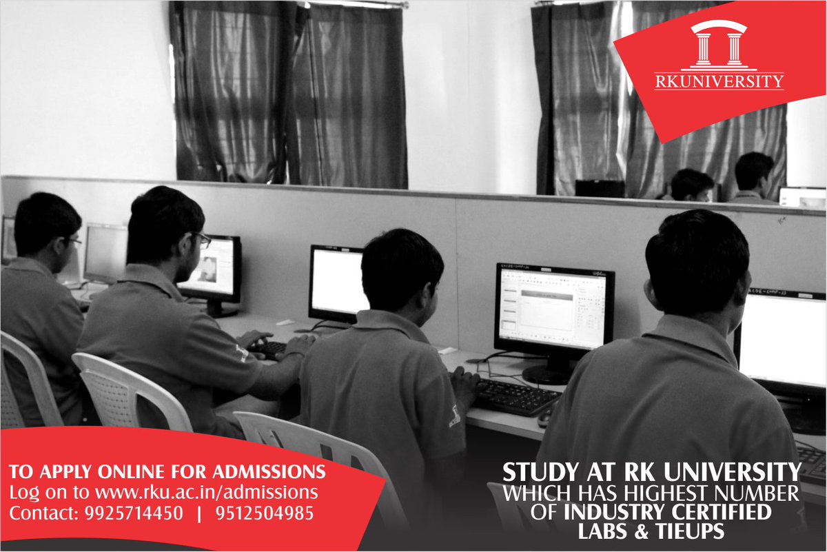 RKUniversity's tweet photo. To apply online for admissions log on to https://t.co/bEaQOfZW5i or call: 9925714450|9512504985 #rku #advantage2016 https://t.co/DyDsdXDbau