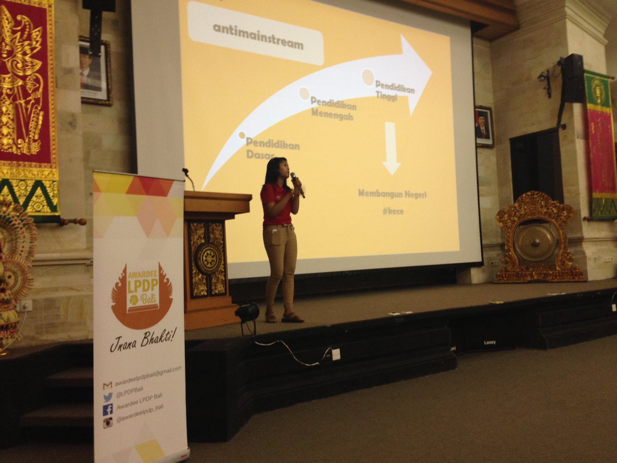 LPDPBali's tweet photo. Hari ini awardee LPDP Bali mengisi sharing session di acara BEM Fakultas Kedokteran Universitas Udayana https://t.co/Of0Fs8Qlye
