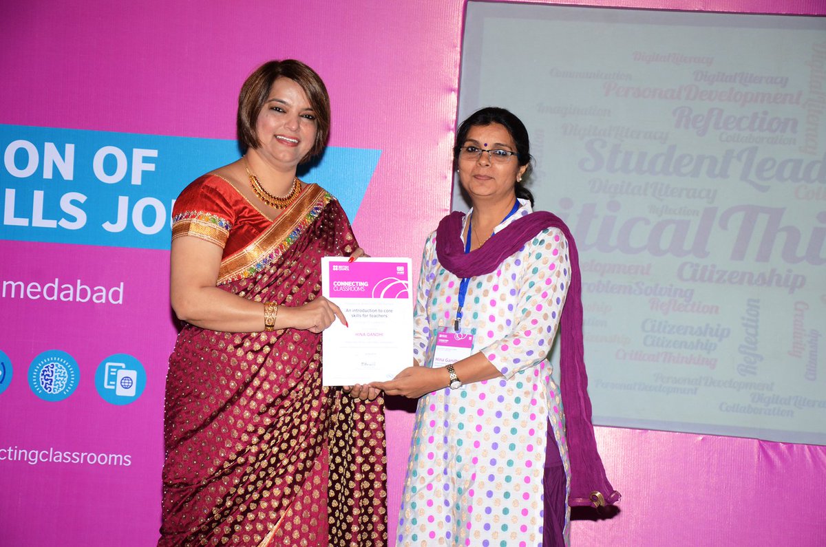 Arijit79India's tweet photo. #Teachers credited for their efforts at #BCCoreSkills #CSReflection in Ahmedabad @inBritish @SharonMemis https://t.co/WnDUXJLzXo