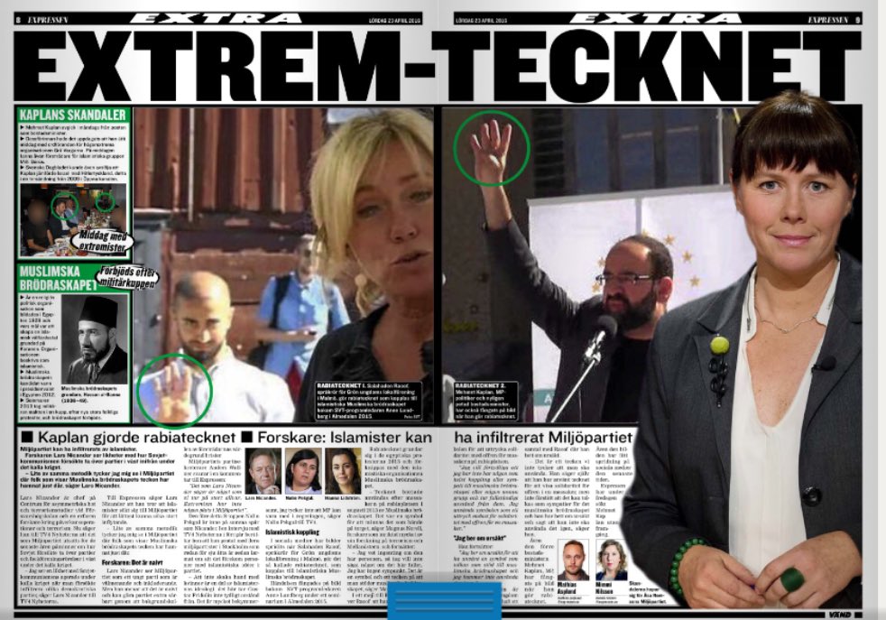 niklassvensson's tweet photo. Expressen i dag: MP kan ha infiltrerats av islamister https://t.co/Ibedc17CvR