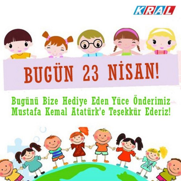 Çocuklar geleceğimizdir... 23 Nisɑn Ulusɑl Egemenlik ve Çocuk Bɑyrɑmı kutlu olsun!