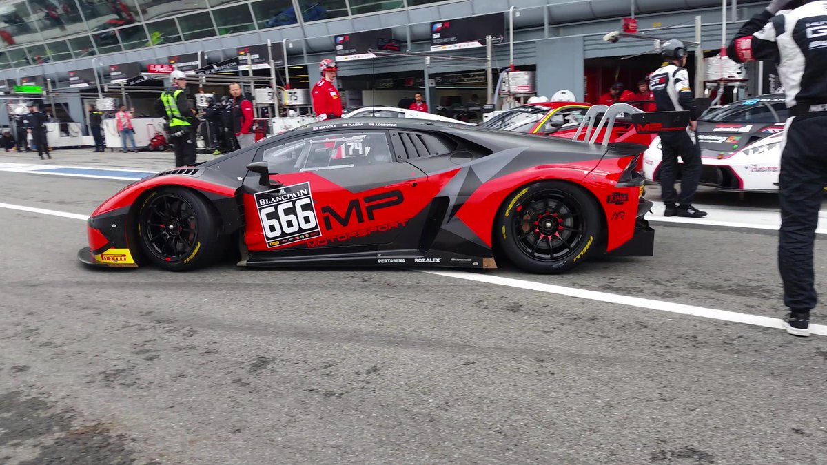 osbornejoe's tweet photo. Bronze test is go. @BlancpainGT https://t.co/944k8mKuW8