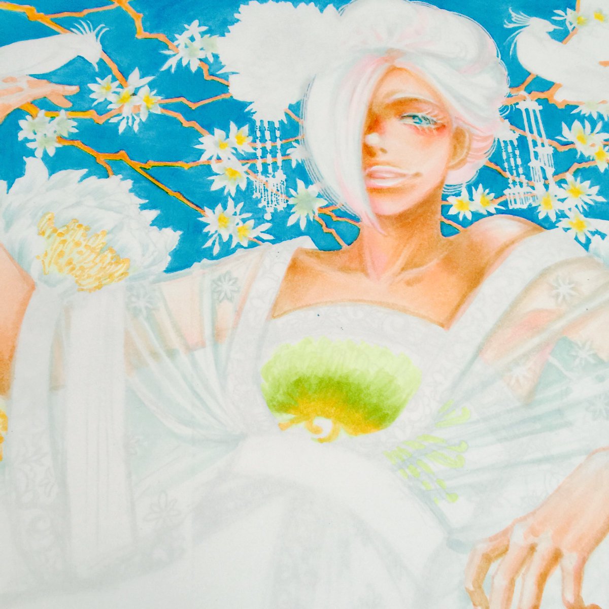 おかざき真里先生のカラー原画作成行程 ～コピック直塗り編 Togetter [トゥギャッター]