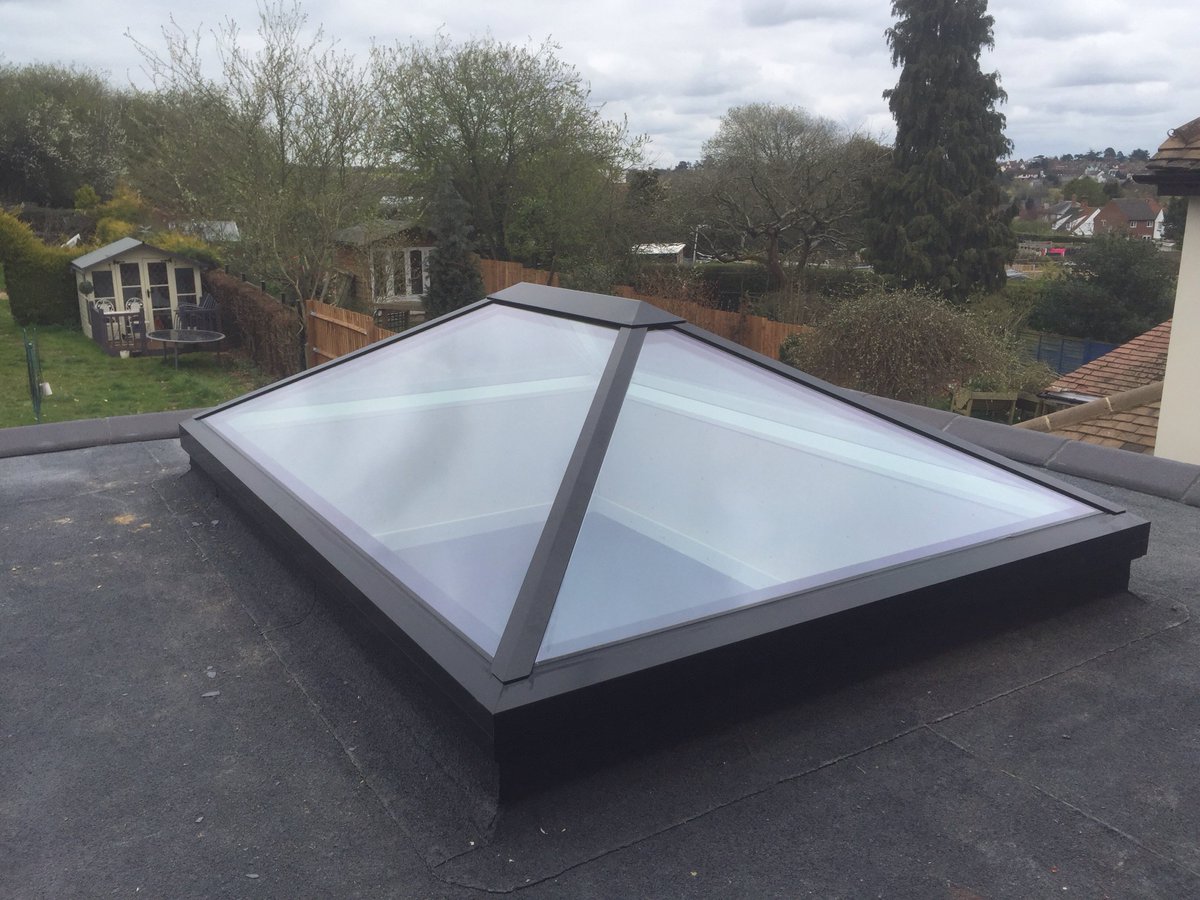 Payneconstruct2's tweet image. Modern roof lantern to make use of natural light #creativebuild