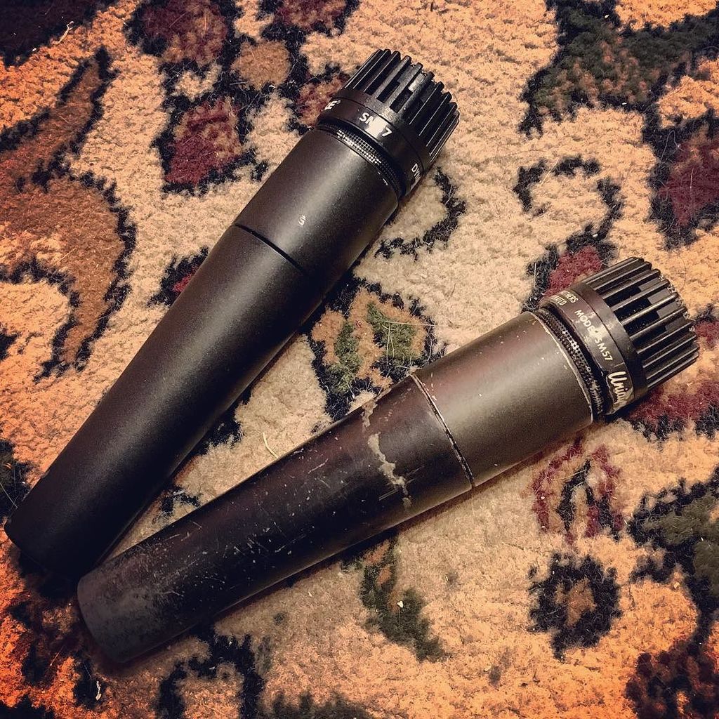 Father & Son finally reunited! #shure #sm57 #unidyne #old