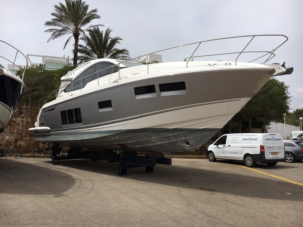 We have this rare (painted) Silver Fairline Targa 48 Open coming on the market soon in Calador. She has everything!